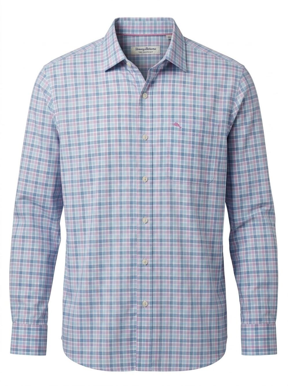 Tommy Bahama The Siesta Key Blue Button-Up Shirt Men See Measurements